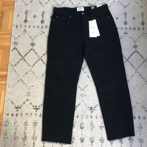 NEW Zara Straight Leg Jeans - Black
